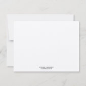 Faire-part de mariage simple et chic avec reflets  (Dos)