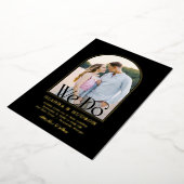 Faire-part de mariage simple et moderne avec arc e (Rotation)