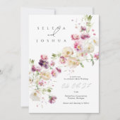 Faire-part de mariage simple | Fun Floral Design (Devant)