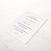 Faire-part de mariage simple manuscrit moderne (Rotation)
