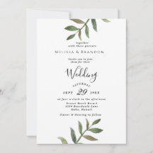 Faire-part de mariage simple minimal