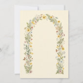 Faire-part de mariage simple minimaliste (Dos)