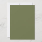 Faire-part de mariage simple moderne classique ver (Dos)