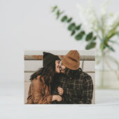 Faire-Part de Mariage Simple Photo de Budget (Debout devant)