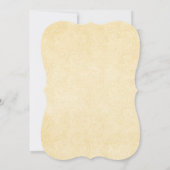 Faire-part de mariage simple Vintage en support d' (Dos)