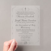 Faire-part de mariage simplement catholique (In situ (ordinateur de poche))