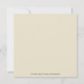 Faire-part de mariage simplement élégant (fuschia) (Dos)