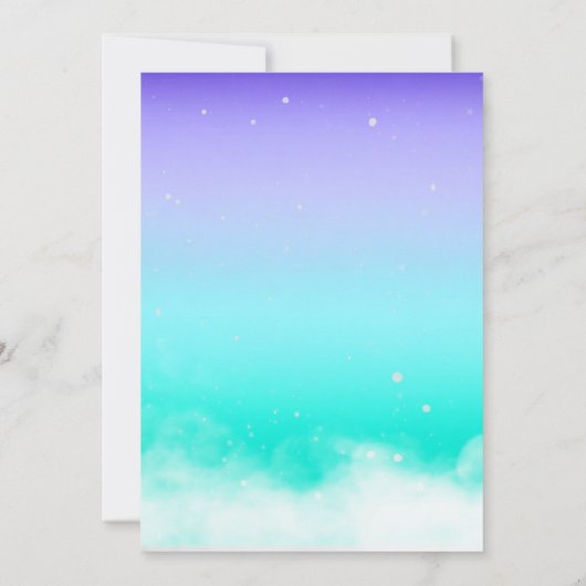 Faire-part de mariage Sky Design (Dos)