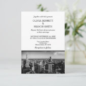 Faire-part de mariage | Skyline de Chicago City (Debout devant)