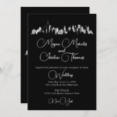 Faire-part de mariage Skyline NYC (Devant / Derrière)