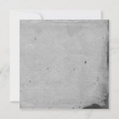 Faire-part de mariage snob de hibou gothique bleu (Dos)