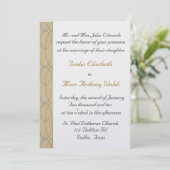 Faire-part de mariage soignée (Debout devant)