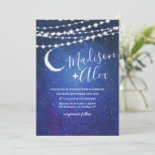 Faire-Part de Mariage Sous les Étoiles (Debout devant)