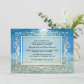 Faire-part de mariage sous-marin (Debout devant)