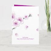 Faire-part de mariage Spring Blossom 2 (Dos)