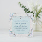 Faire-part de mariage Starfish (Debout devant)