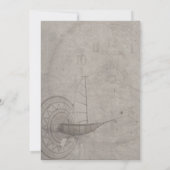 Faire-part de mariage Steampunk (Dos)