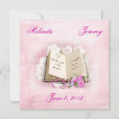 Faire-part de mariage Storybook (Devant)