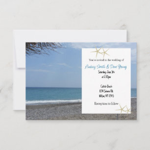 Faire-Part de Mariage Style Plage