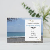 Faire-Part de Mariage Style Plage (Debout devant)