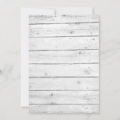 Faire-part de mariage - Succulent turquoise (Dos)