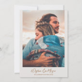 Faire-part de mariage sud-ouest avec code QR (Dos)