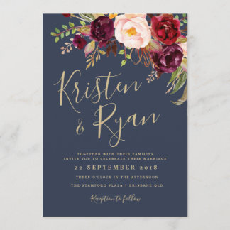 Faire-part de mariage - Suite Lucy