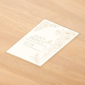 Faire-part de mariage sur invitation claire modifi (Poser)