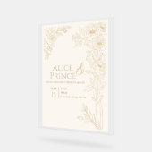 Faire-part de mariage sur invitation claire modifi (Angle)