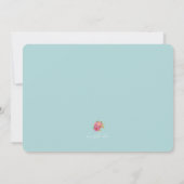 Faire-part de mariage sur la plage (Dos)