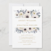 Faire-part de mariage sur mesure Anemone Bouquet (Devant)