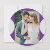 Faire-Part de Mariage sur Mesure avec Photo de la  (Dos)