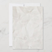 Faire-part de mariage sur papier journal rétro vin (Dos)