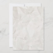 Faire-part de mariage sur papier journal rétro vin (Dos)
