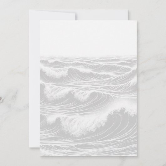 Faire-part de mariage surf Brides (Dos)