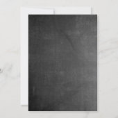 Faire-Part de Mariage Tableau Noir Vintage (Dos)