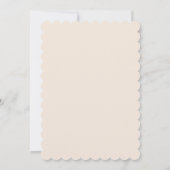 Faire-part de mariage Tan Beige Texas (Dos)