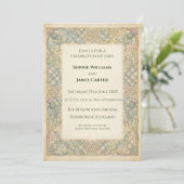 Faire-part de mariage Tartan Chardon Celtique (Debout devant)