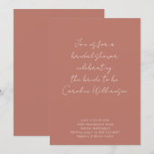 Faire-part de Mariage tendance écriture manuscrite (Devant / Derrière)