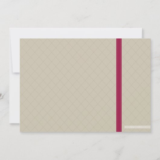 Faire-part de mariage :: tendresse 7L (Dos)