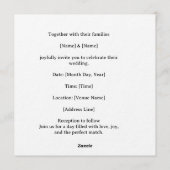 Faire-part de mariage Tennis à réserver (Dos)
