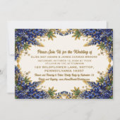 Faire-part de mariage Texas Bluebonnet (Devant)