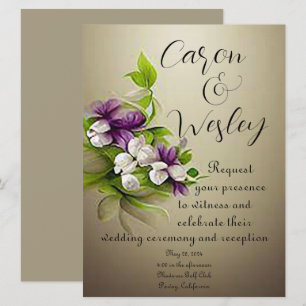 faire-part de mariage "The Golden Review" 6,5 po x