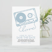 Faire-part de mariage The Perfect Mix {bleu clair} (Debout devant)