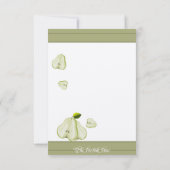 Faire-part de mariage The Perfect Pear (Dos)
