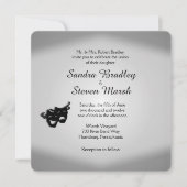 Faire-part de mariage théâtrale (Devant)