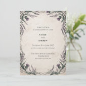 Faire-part de mariage Thistle celtique (Debout devant)