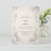 Faire-part de mariage Thistle celtique (Debout devant)