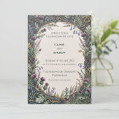 Faire-part de mariage Thistle celtique (Debout devant)