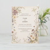 Faire-part de mariage Thistle celtique (Debout devant)